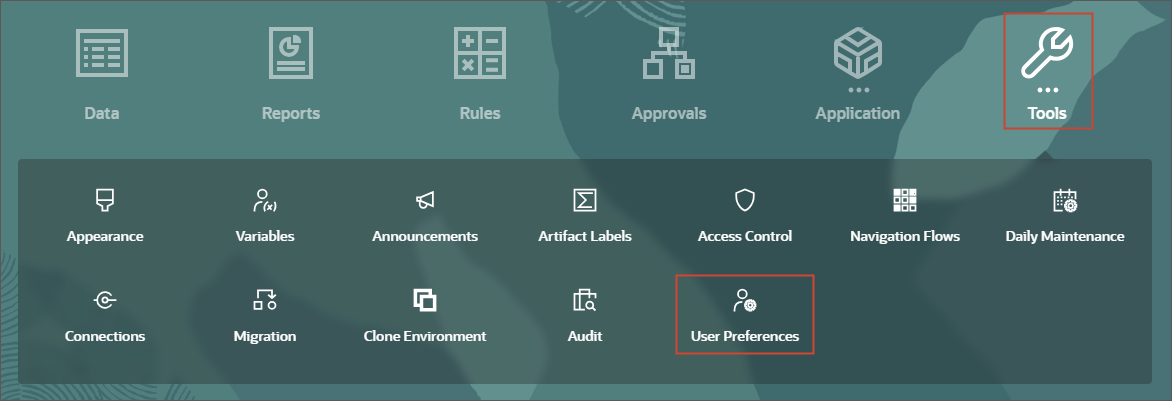 User Preferences